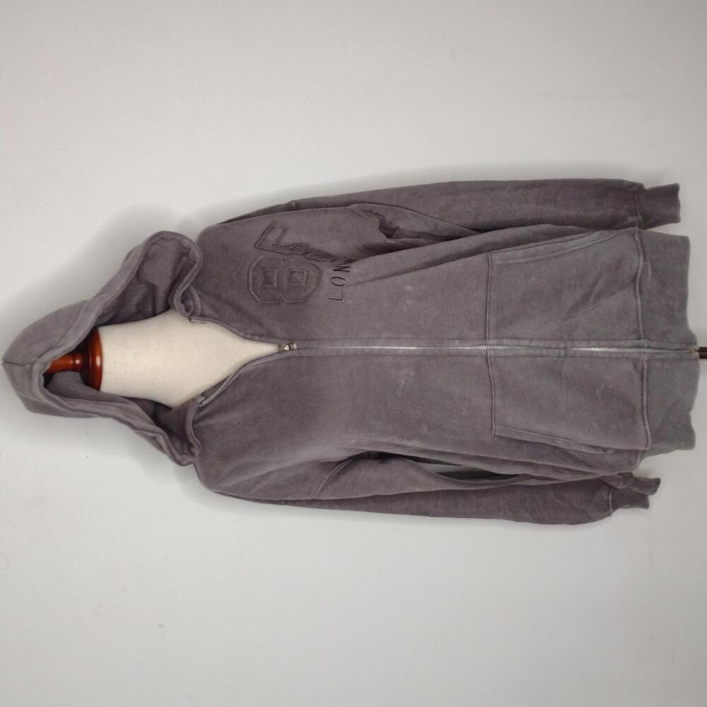 NWT Ultra Flirt Women's Gray/Trend Fleece London Hoodie Size L - Picture 8 of 12